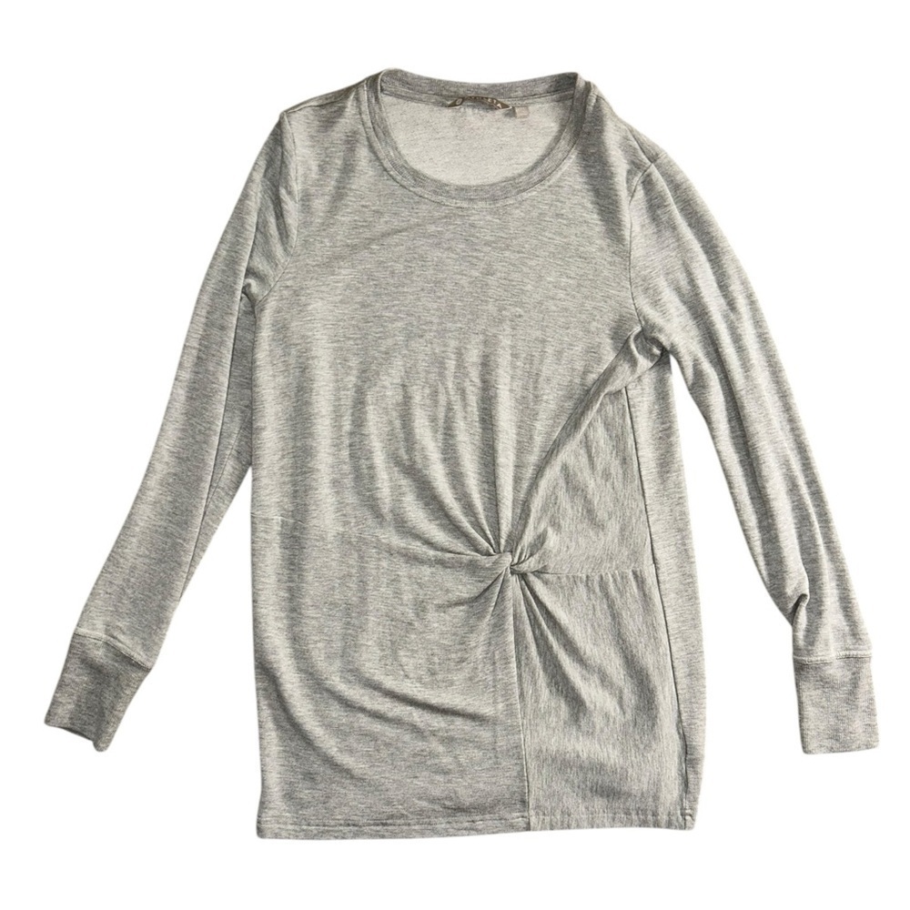 Athleta Nirvana Twist Front Beyond Soft Gray Women’s Size Small Workout Lounge